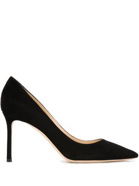 Romy 85mm Suede Pump