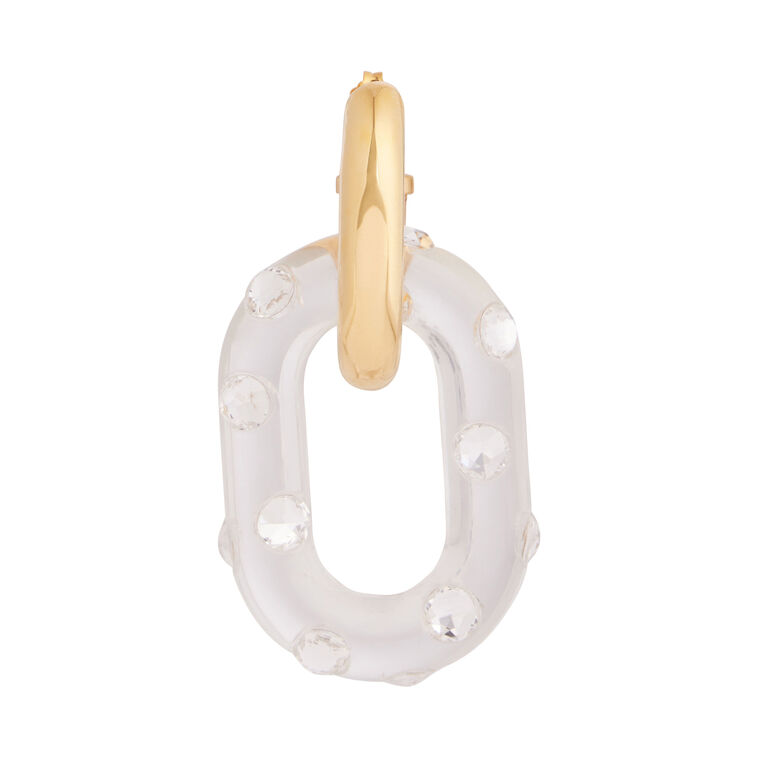 XL Double Link Drop Earrings image number null
