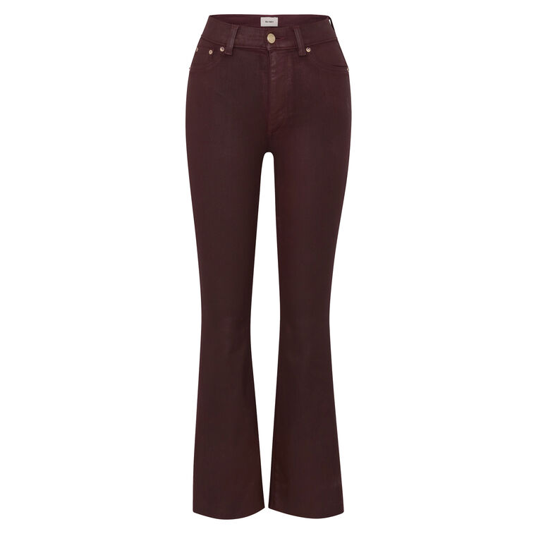 Bridget Coated Bootcut High Rise Instasculpt Crop Jeans image number null