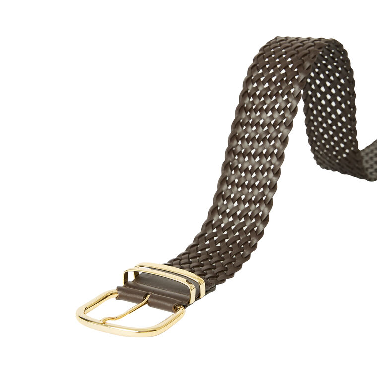 Alexander Woven Leather Belt image number null