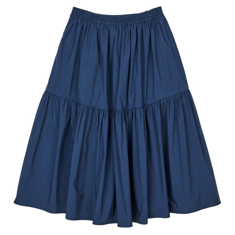 Cai Crisp Ripstop Midi Skirt image number null