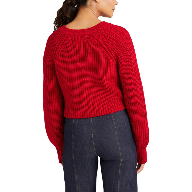 Keren Cropped Pullover Sweater image number null