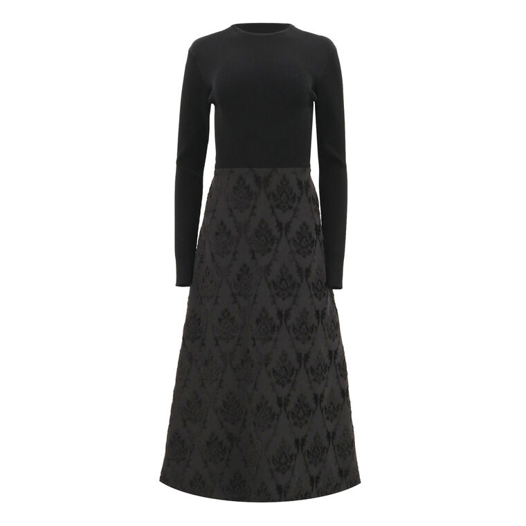 Adita Long Sleeve Midi Dress image number null