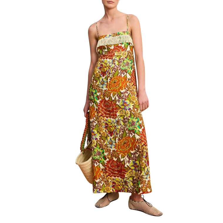 Lana Square Neck Day Dress image number null