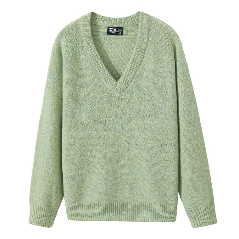 Chris Oversized Cashmere V-Neck Sweater image number null