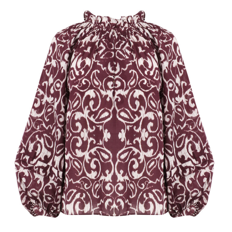 Donna Long Sleeve Pull-On Blouse image number null