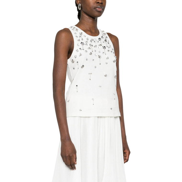 Alistair Embellished Crewneck Tank Top image number null