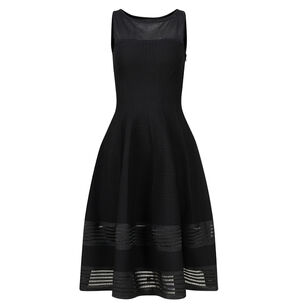 Zani Architectural Open-Stitch Dress