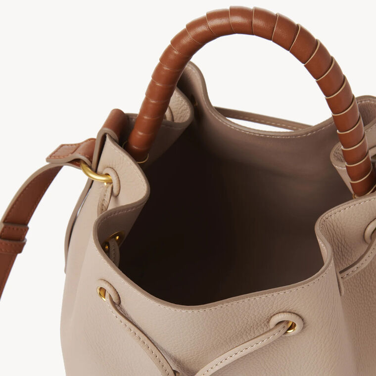 Marcie Leather Bucket Bag image number null