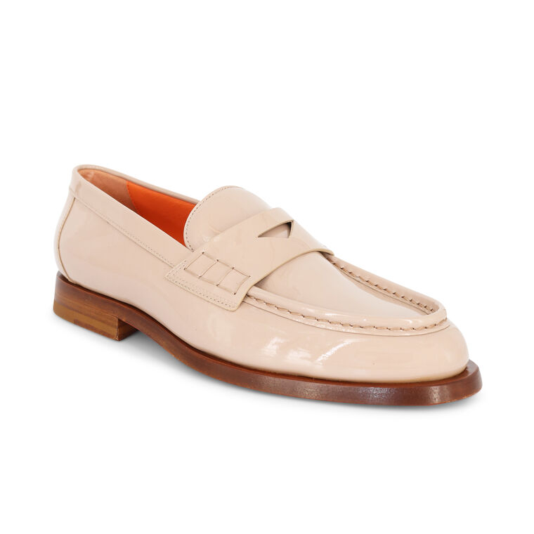 Burnished Leather Loafers image number null