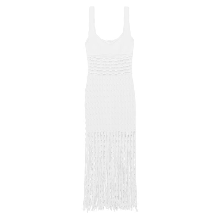 Brionne Scalloped Knit Midi Dress image number null