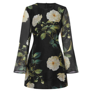 Suzanne Bell Sleeve Mini Dress