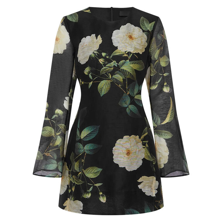 Suzanne Bell Sleeve Mini Dress image number null