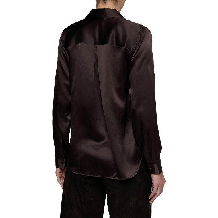 Tyler Long Sleeve Silk Blouse image number null