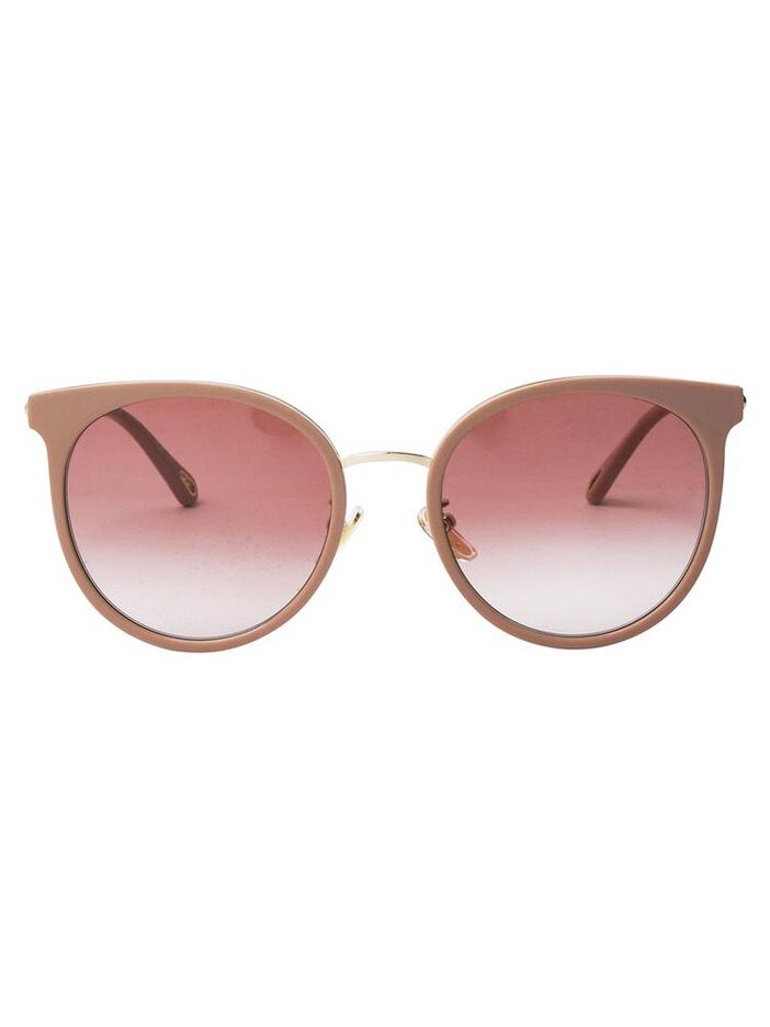 Sunglasses Nude with Gold Lens image number null