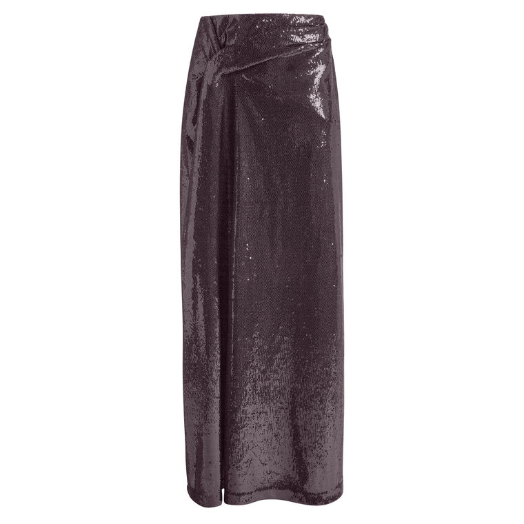 Sequin Maxi Skirt image number null