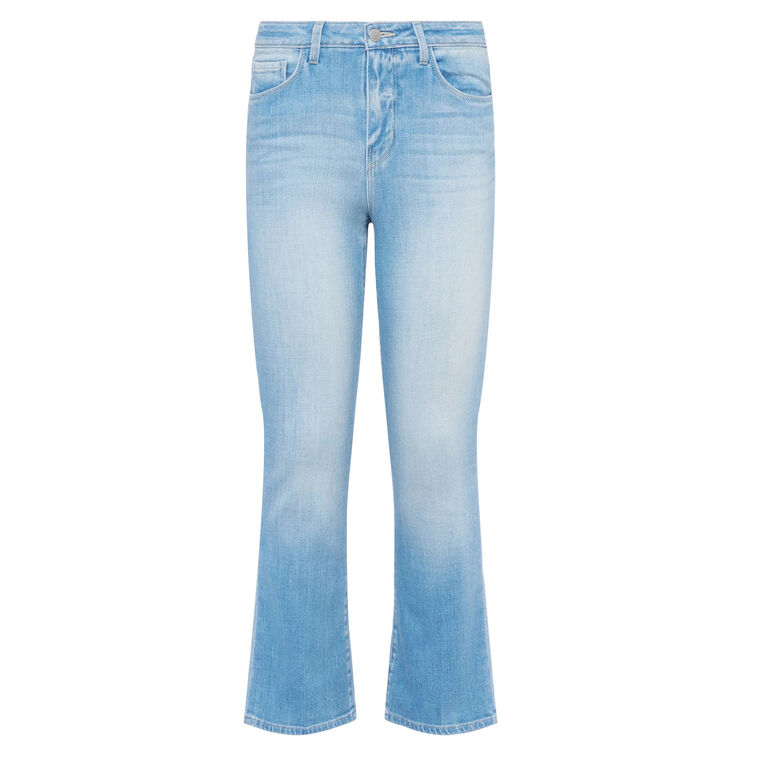 Tati High Rise Cropped Micro Bootcut Jean image number null