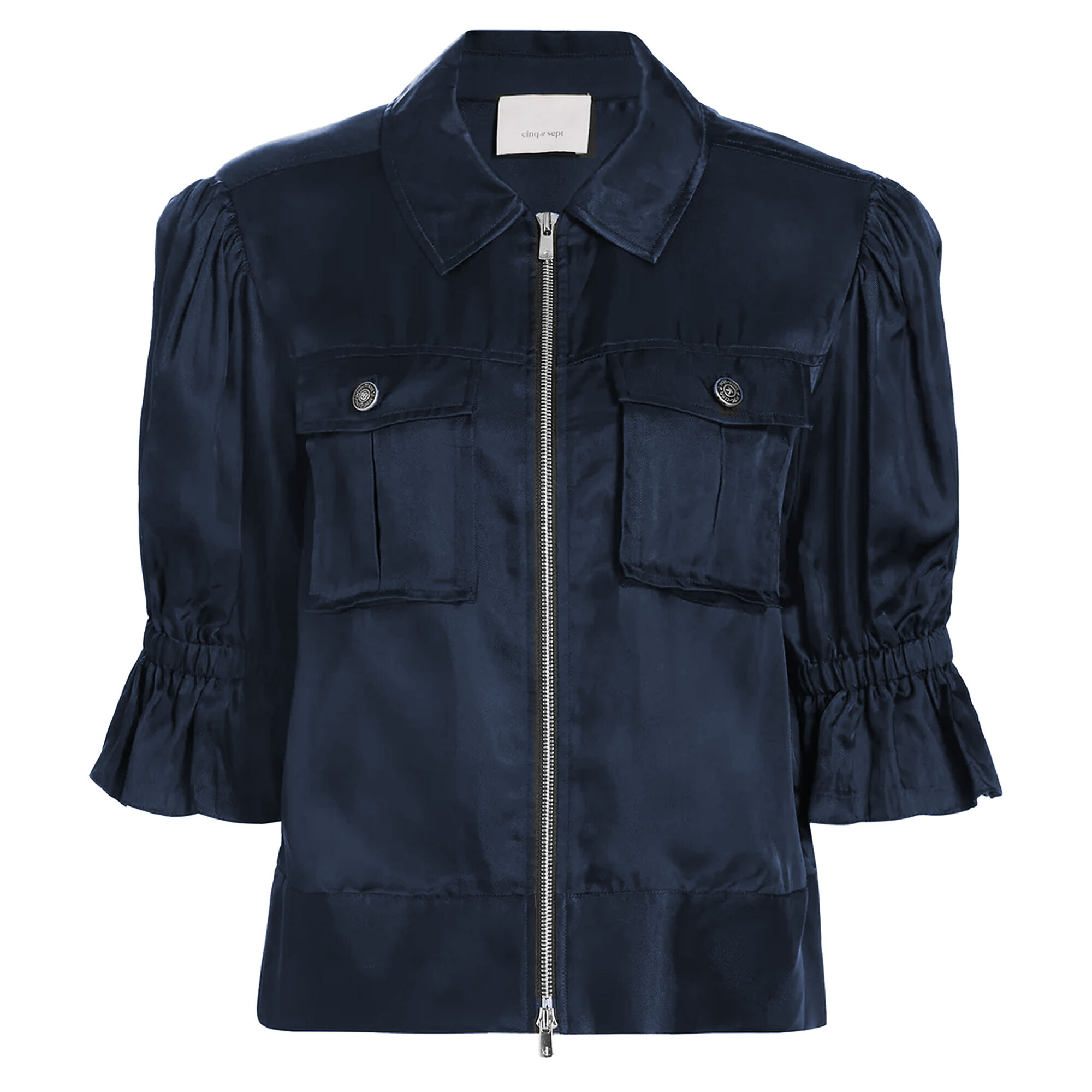 Holly Puff-Sleeve Utility Jacket
