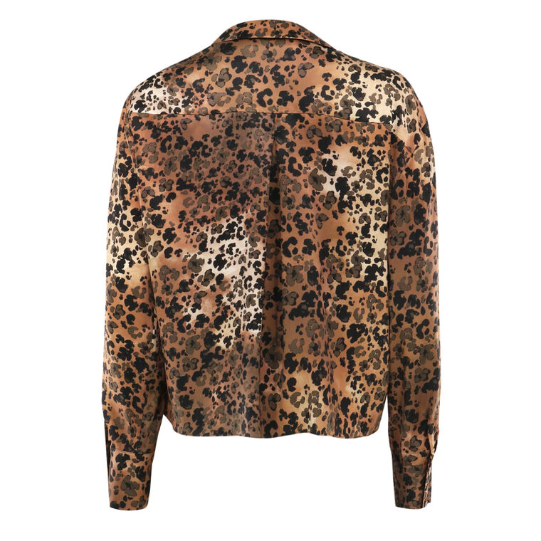 Go Top Notch Animal Print Blouse image number null