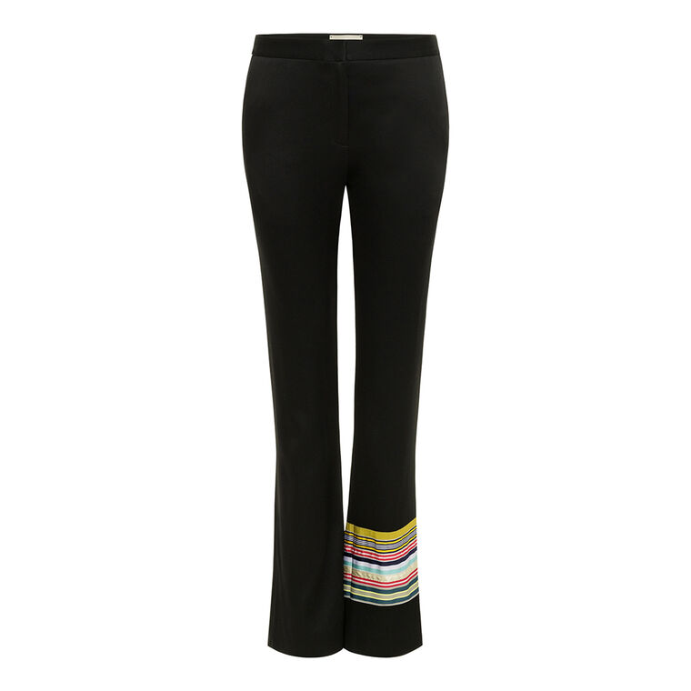 Loic Satin Straight-Leg Pant image number null