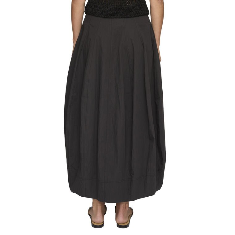Veda Cotton Nylon Midi Skirt image number null