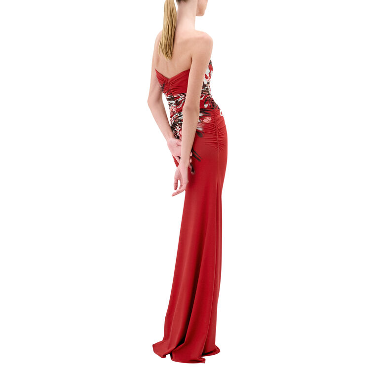 Collins Strapless Column Maxi Dress image number null