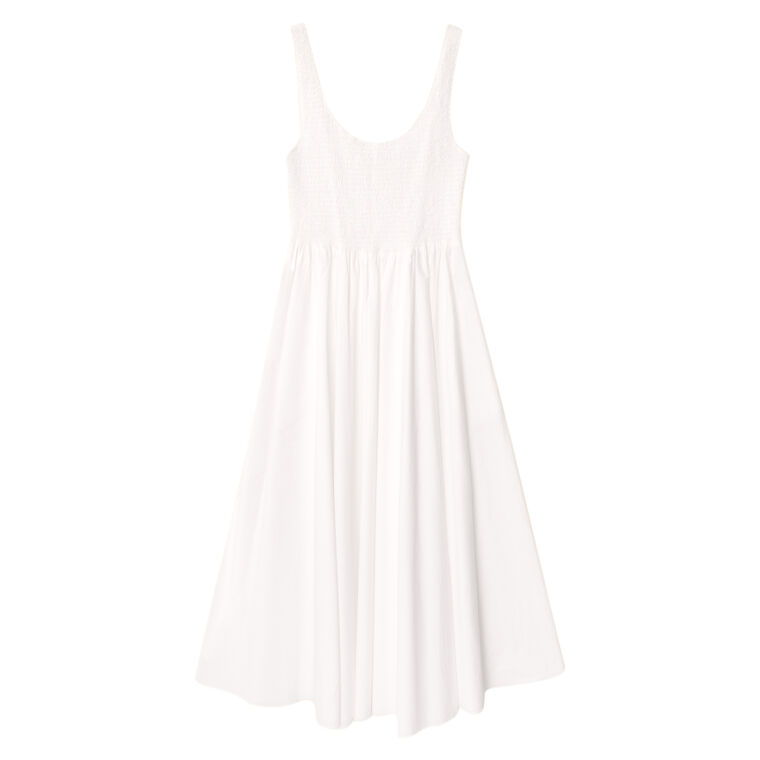 Florence Sleeveless Poplin Midi Dress image number null