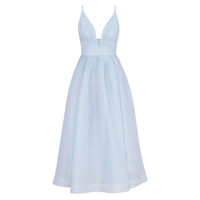 Illuminate V-Neck Midi Dress image number null