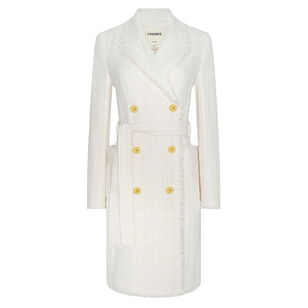 Cooper Unlined Tweed Trench Coat