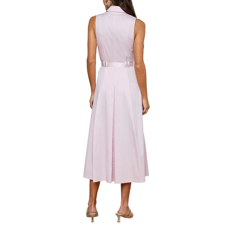 Kolton Sleeveless Belted Midi Dress image number null