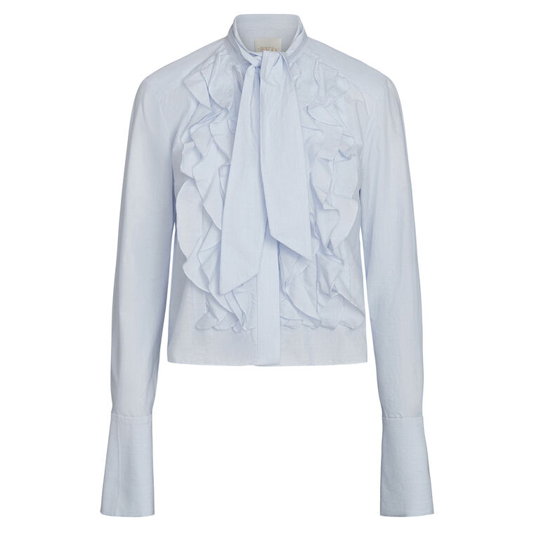Patti Long Sleeve Blouse With Tie image number null