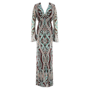 Daciana Silk Maxi Dress