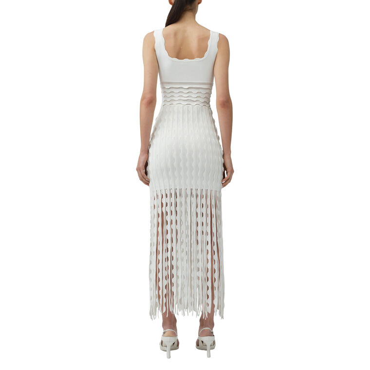 Brionne Scalloped Knit Midi Dress image number null