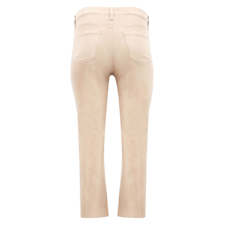 Kendra High Rise Crop Flare Jean image number null