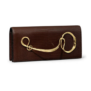 Twisted Gold Side Handle Clutch