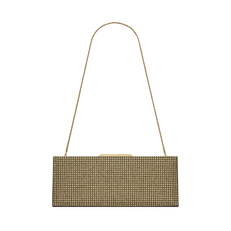 Midnight Small Clutch In Crystals image number null