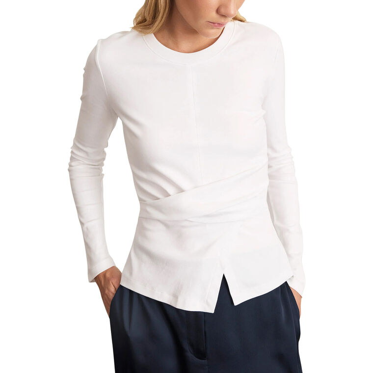 Kelsey Long Sleeve Crew Neck Top image number null