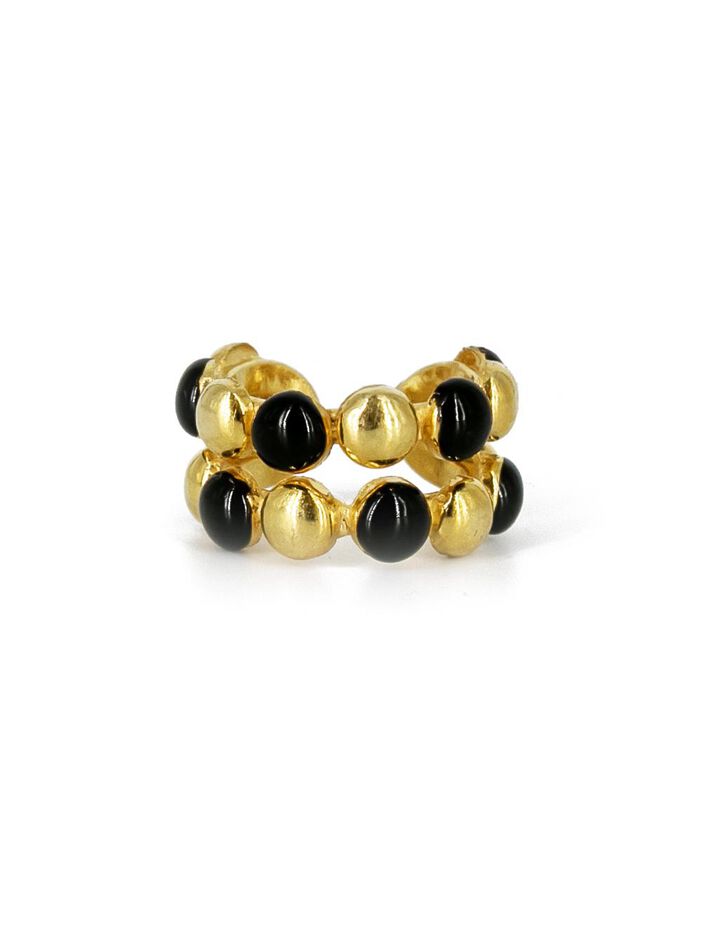 Dots Double Enamel Ring image number null