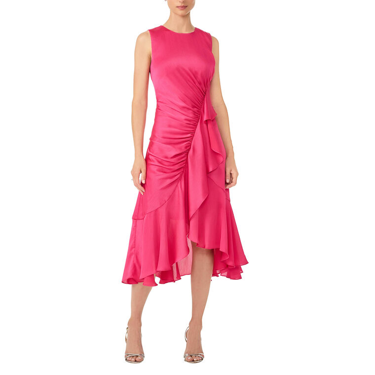 Amara 2 Sleeveless Ruffle Midi Dress image number null
