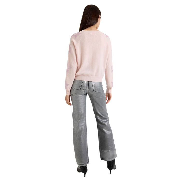 Star Dust Cashmere Crewneck Sweater image number null