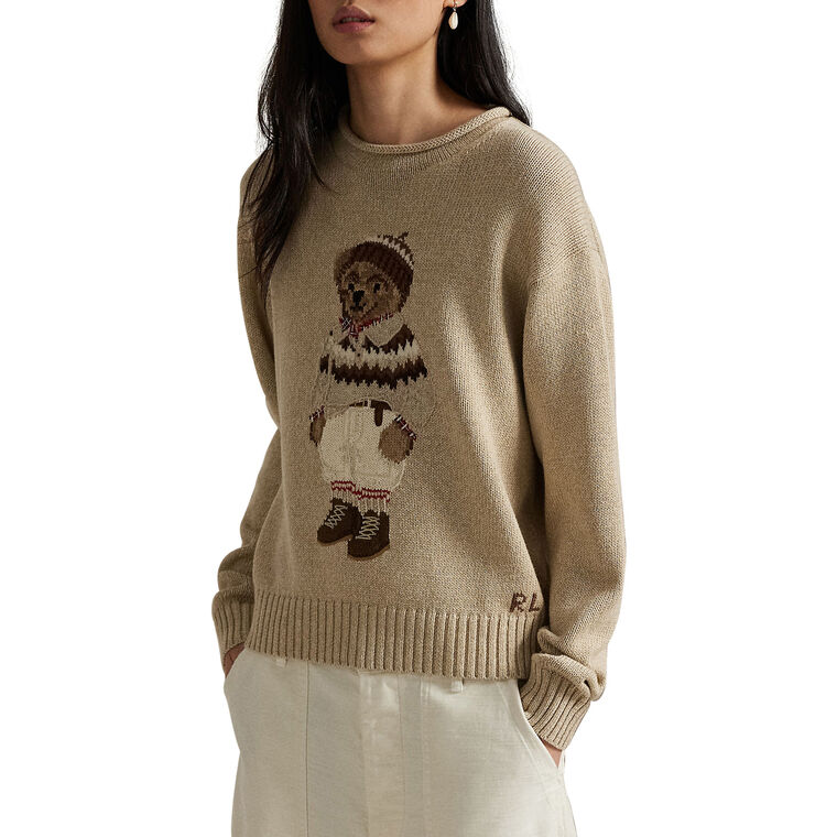 Polo Bear Long Sleeve Rollneck Sweater image number null