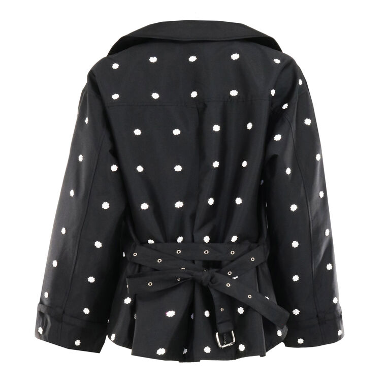Starry Collared Oversized Jacket image number null