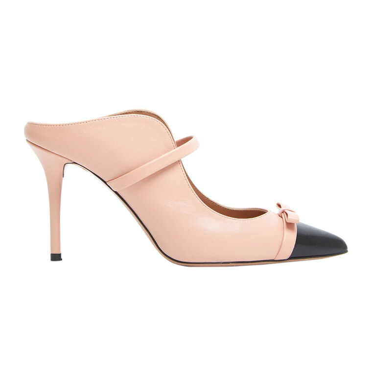 Blanca 85mm Bicolor Bow Mule Pump image number null