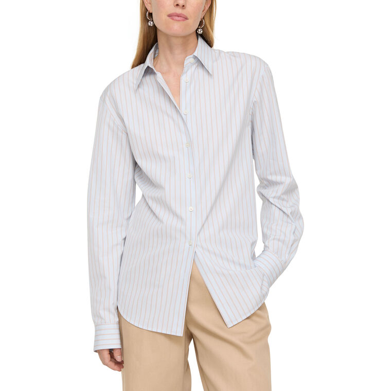 Fitted Cinched Waist Shirt image number null