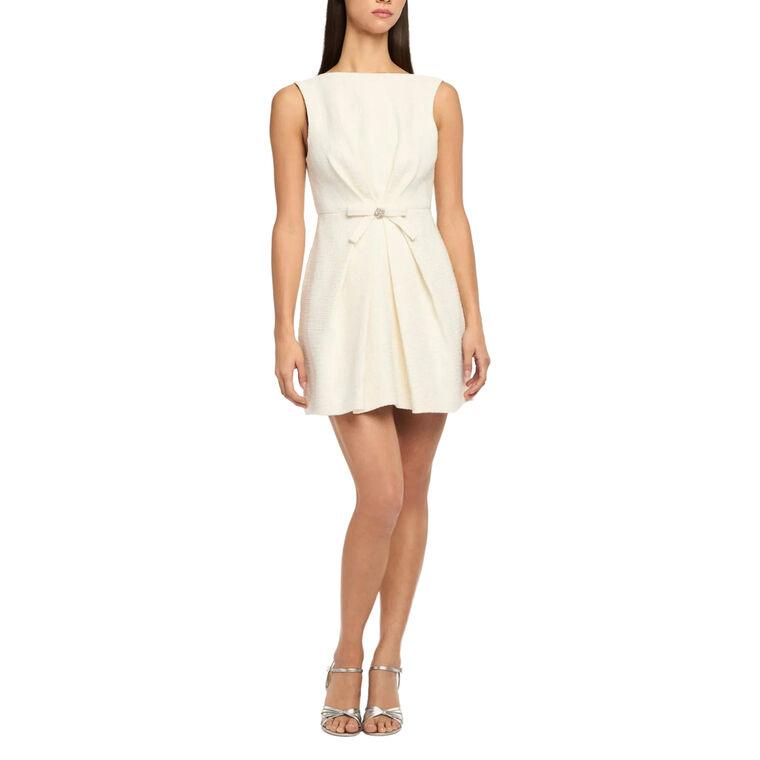 Marista Sleeveless Bow-Detail Mini Dress image number null