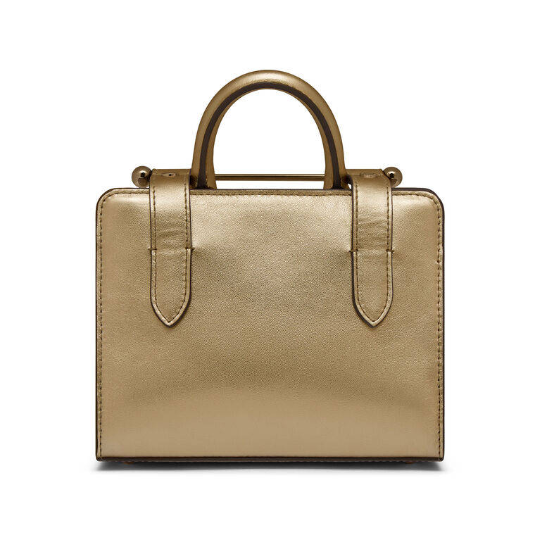 Metallic Foil Leather Nano Tote image number null