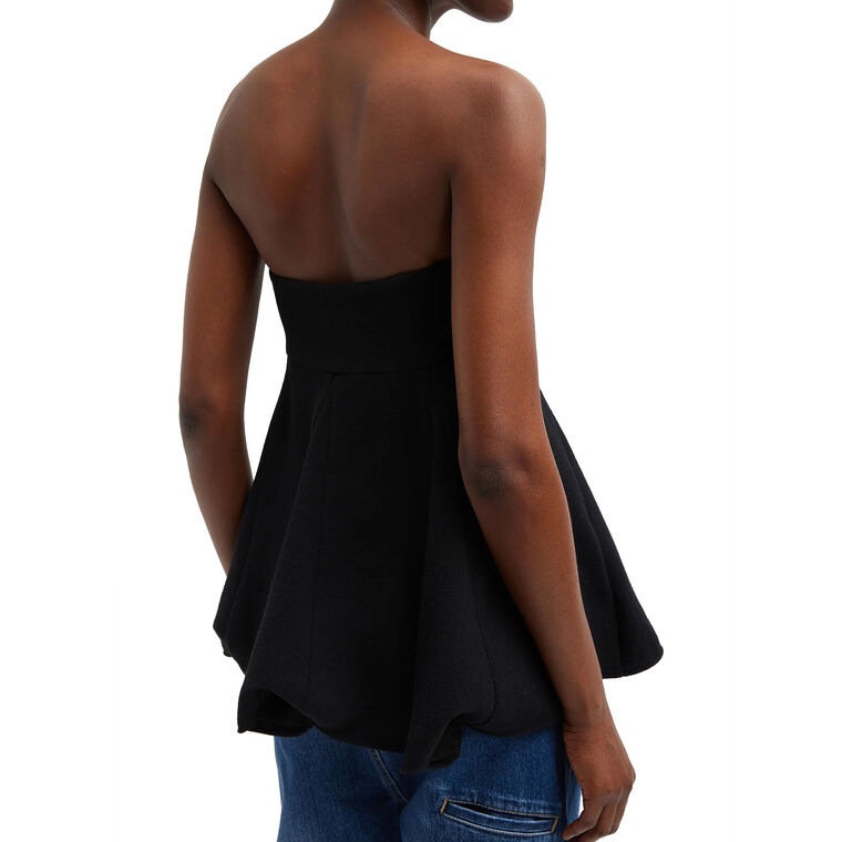 Melee Crepe Strapless Top image number null