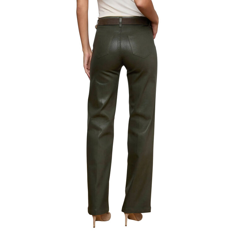 Scottie Coated High Rise Wide Leg Jean image number null