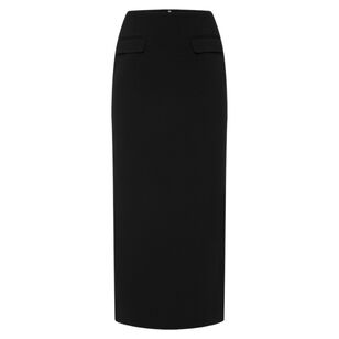 Lita Midi Pencil Skirt With Embellished Bows