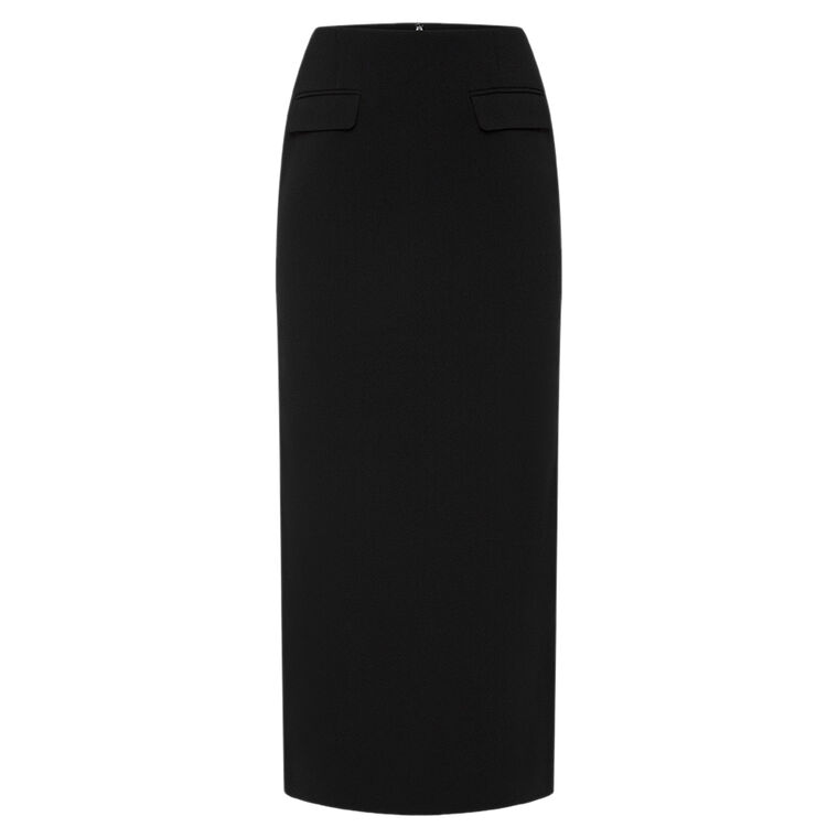 Lita Midi Pencil Skirt With Embellished Bows image number null